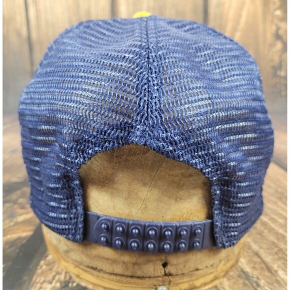 Vintage Free Mason Trucker Snapback Dad Hat Ball Baseball Cap Corded Rope Blue - Picture 5 of 9